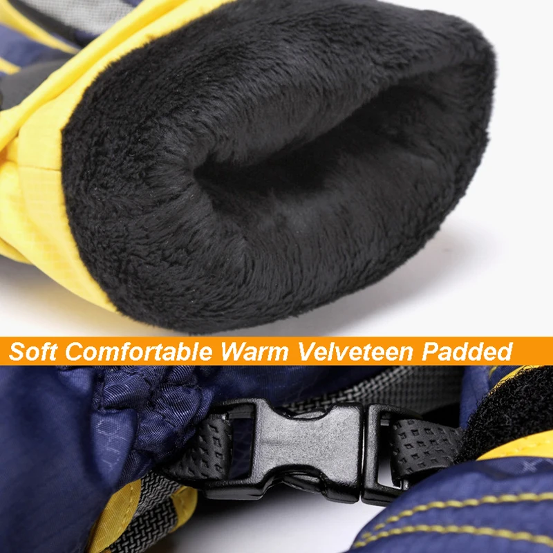 NANDN зимние теплые перчатки для горного сноуборда, лыжные перчатки для мужчин и женщин для холодного снега, Лыжные рукавицы, водонепроницаемые, для снегохода, ручной работы, Air+ 5002