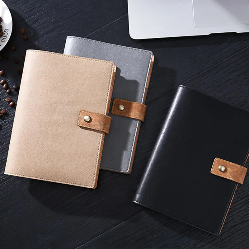

Yiwi Multifunction A5 Planner Loose leaf Notebook Notepad Note Book Leather Cover Office Business Daily Memos Note Stationery