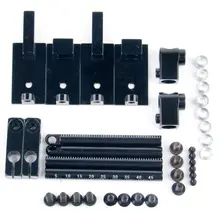 Black Adjustable Alloy Stealth Body Stand Mount 078026BK For 1/10 Scale RC Model Car Toys Accessory