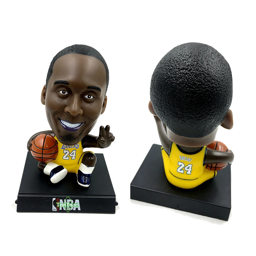 

1PCS 5in height Kobe Plastic Shaking head doll Car Ornaments Home Furnishing bobble head toy