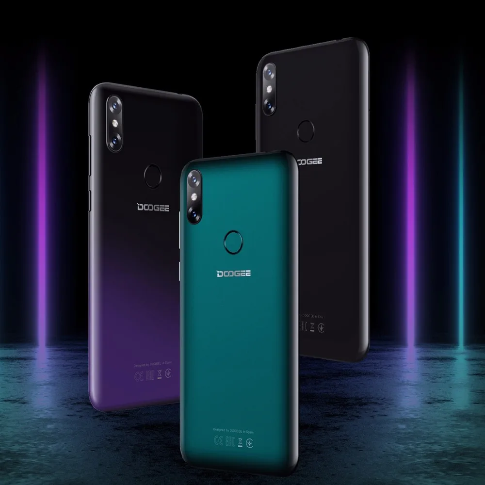 DOOGEE Y8 смартфон 6 1 &quotFHD 19:9 дисплей экран капли воды 3400 мАч MTK6739 четырехъядерный 3 ГБ