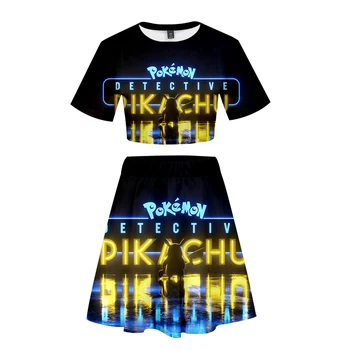 

Elf Treasure Dream: Detective PicachoTrend Set two-Piece Women's Fashion Summer New Women's Fashion Casual Cool Summer Fashion