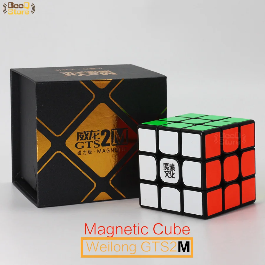 Moyu Weilong GTS3M Магнитный куб 3x3x3 магический куб скорость GTS3 GTS2 GTS2M Куб 3x3 Magico Cubo 3*3*3 черный без наклеек
