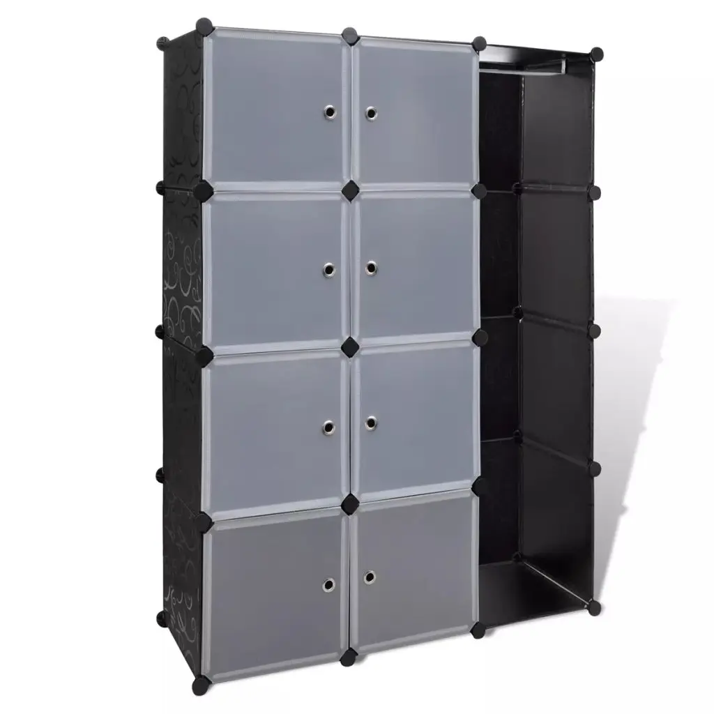 

1' 3"x3' 9"x4' 11" Wire Cube ABS Connectors for Wire Cube Storage Shelves Modular Organizer Closet Cabinet Box Clasp Buckle Clip