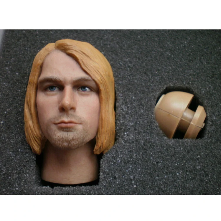 

HP Headplay Rock Singer 1/6 Kurt Cobain Head Sculpt for 12" Collectible Action Figure DIY