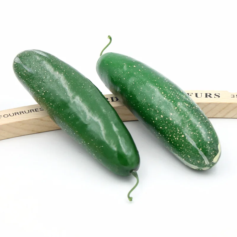 

2PCS 6.5CM Artificial Simulation Towel Gourd Vegetables Kindergarten Garden Family Kitchen Decoration Handwork DIY Fruit