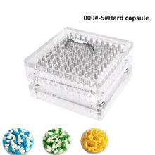 000#-5#100 отверстие ручное наполнение капсул тарелка медицинская капсула DIY производитель травяной порошок машина для наполнения