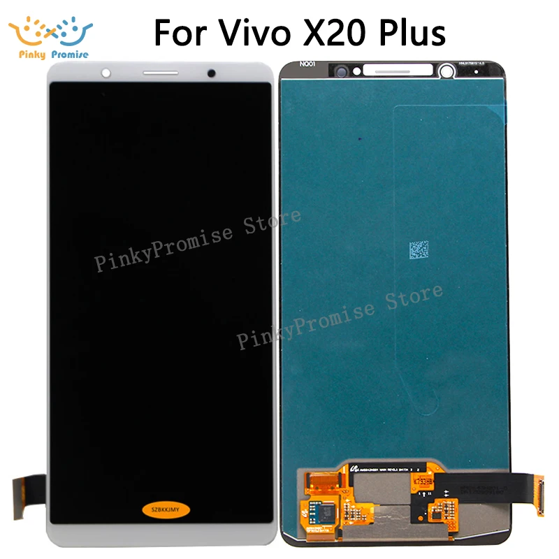 

100% tested For Vivo X20 plus X 20 plus full LCD display with touch screen digitizer Assembly replacement free shipping +tool