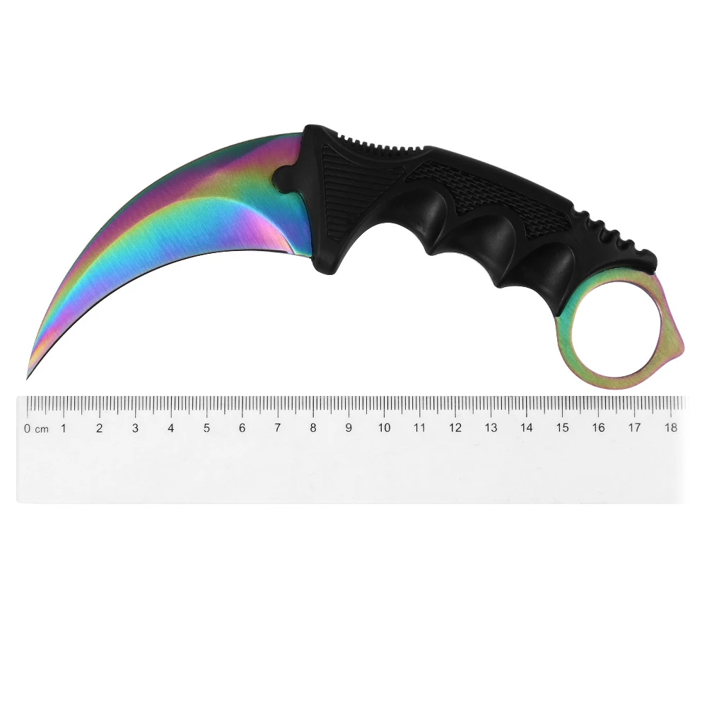 Karambit سكين CS الذهاب كاونتر سترايك السكاكين بقاء الصيد التكتيكية شفرة مثبتة سكين أداة تخييم Herramientas Kerambit السكاكين
