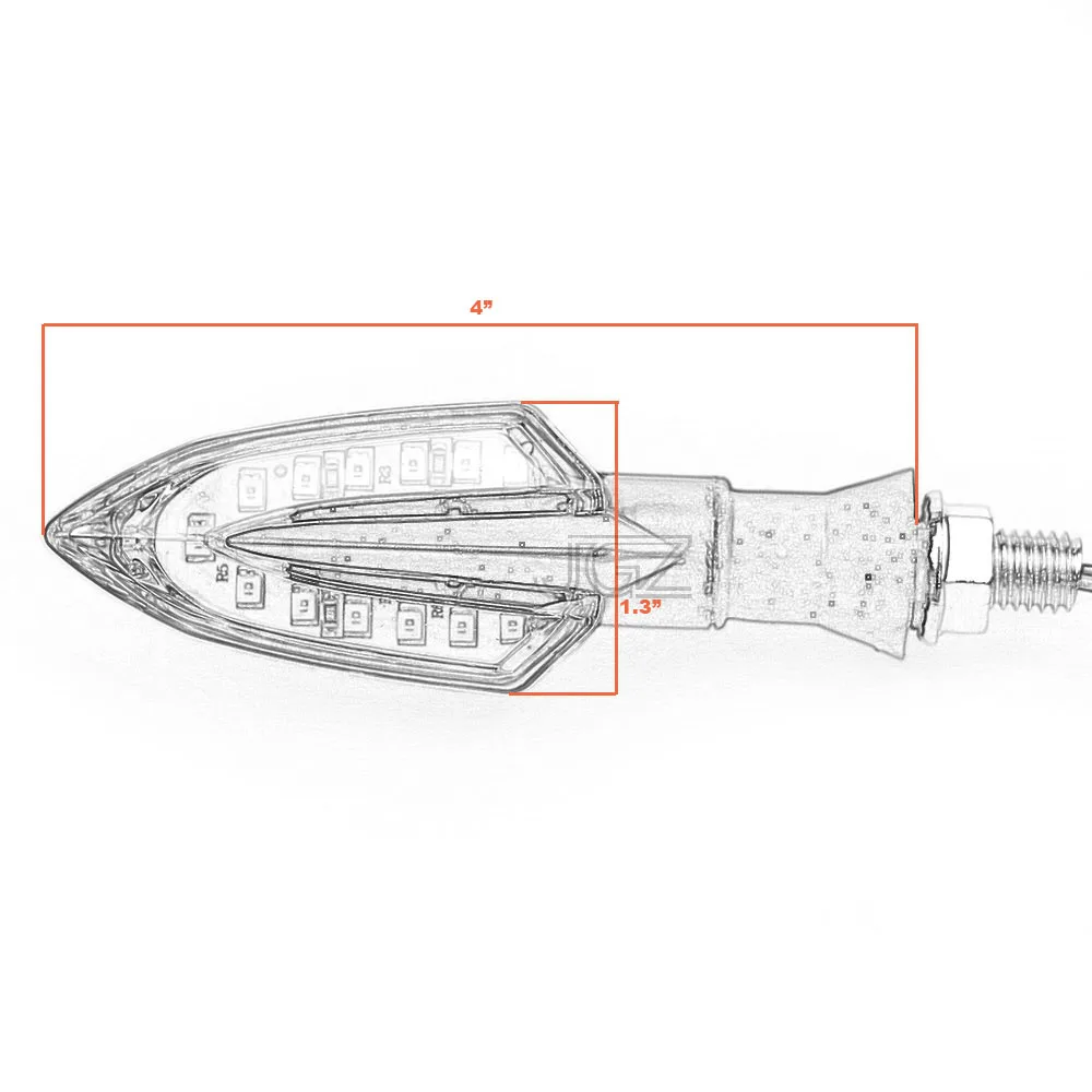 Пара Универсальный мотоцикл гибкие поворотники Световые индикаторы мигающий фонарь светодиодный Янтарный светильник для поплавок Triumph Yamaha KTM