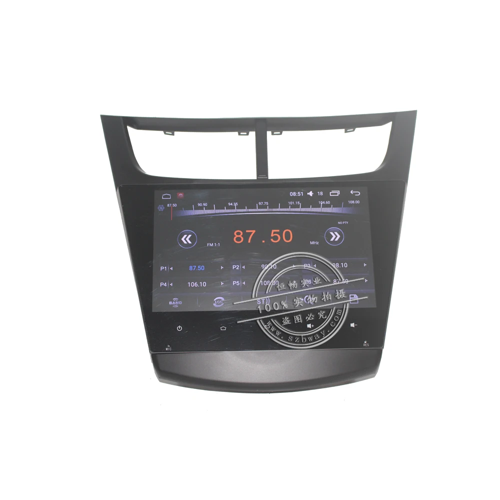 Top Capacitive 9" Quadcore Android 7.0 Car Radio for 2015  Chevrolet Sail 3 low trim car DVD player with 1G RAM,16GB iNAND 3