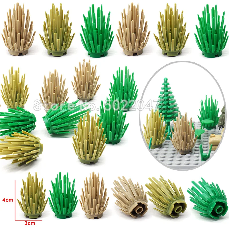 

Legoinglys Shrub Jungle City Building Blocks Piece Diy Greening Block Garden Plant Figures Military Jungle Toy For Children Gift