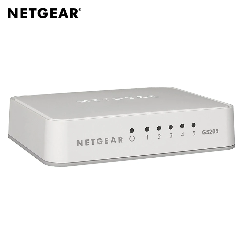 Netgear GS205-100PES-переключатель 5 puertos Gigabit 10/100/1000, Gris