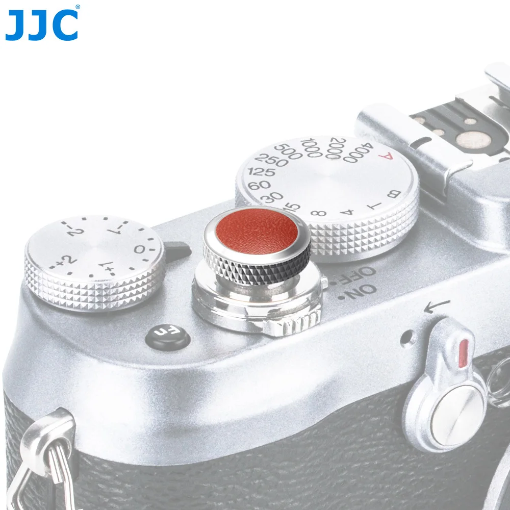 JJC Luxury Shutter Release Button Soft Leather Botton for Fujifilm X100 X100V X100S X100T X100F XT4 XT3 XT2 XE4 XE3 XT30 XT20 