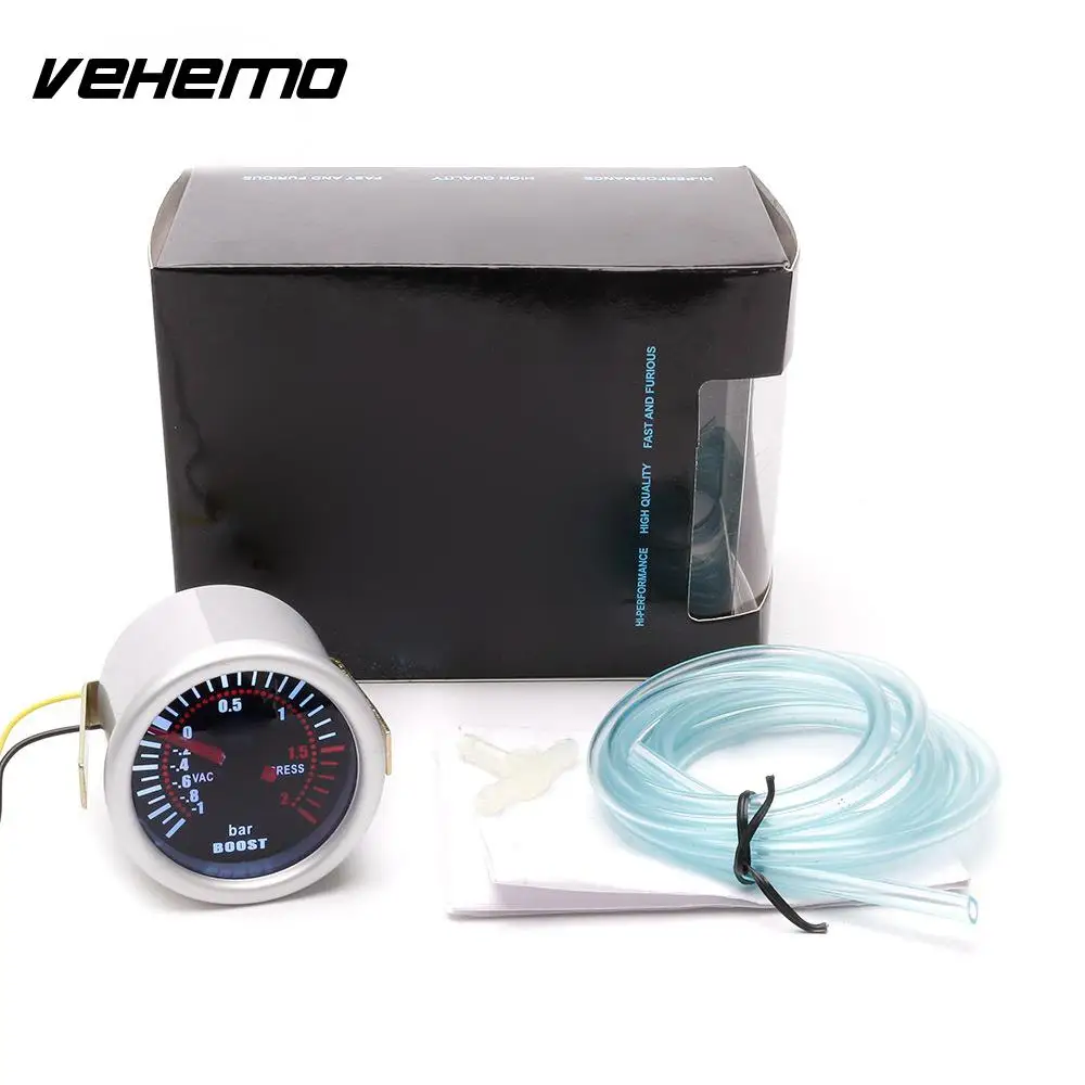 Vehemo автомобили модифицированный инструмент Мотометр двигатели Boost Gauge универсальный инструмент панель