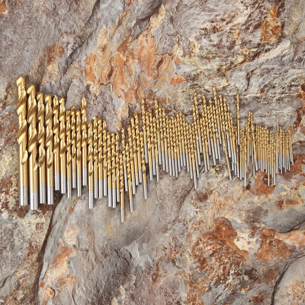 99pcs Manual HSS Twist Drill Bit Set 1.5-10mm With Titanium Coated Surface High Speed Steel Drill Bit For Drilling Metal 99pcs Manual HSS Twist Drill Bit Set 1.5-10mm With Titanium Coated Surface High Speed Steel Drill Bit For Drilling Metal