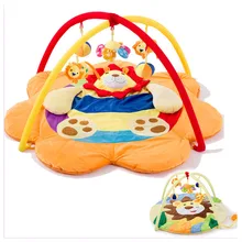 Бодибилдинг, гимнастический коврик, музыкальные игрушки, набор, игровой коврик, детский гимнастический игровой коврик, игровое одеяло, Лев, новорожденный детский коврик для ползания