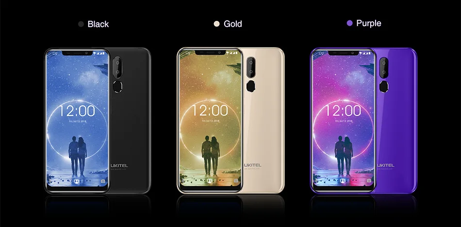 OUKITEL C12 MT6580 4 ядра смартфон Face ID 6,18 "19:9 8MP + 2MP 2 Гб Оперативная память 16 Гб Встроенная память Android 8,1 3300 мАч мобильный телефон с определением