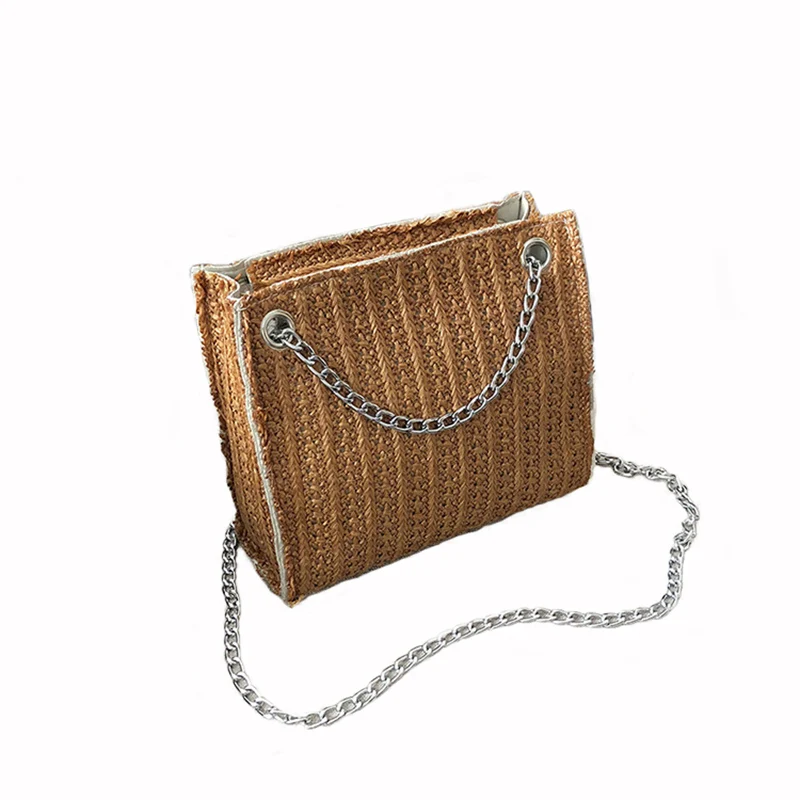 

2019 fashion ladies handbag Messenger bag PU woven shoulder bag ladies Messenger bag mini woven evening bag