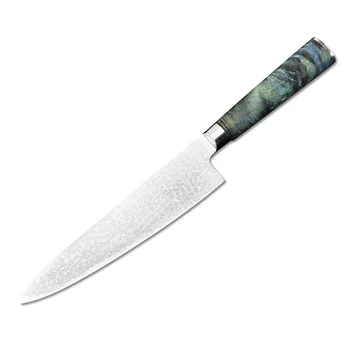

High End Damascus Knives Chef Knife Japanese Kitchen Knife Damascus VG10 Stainless Steel Knives Ultra Sharp Wood Handle