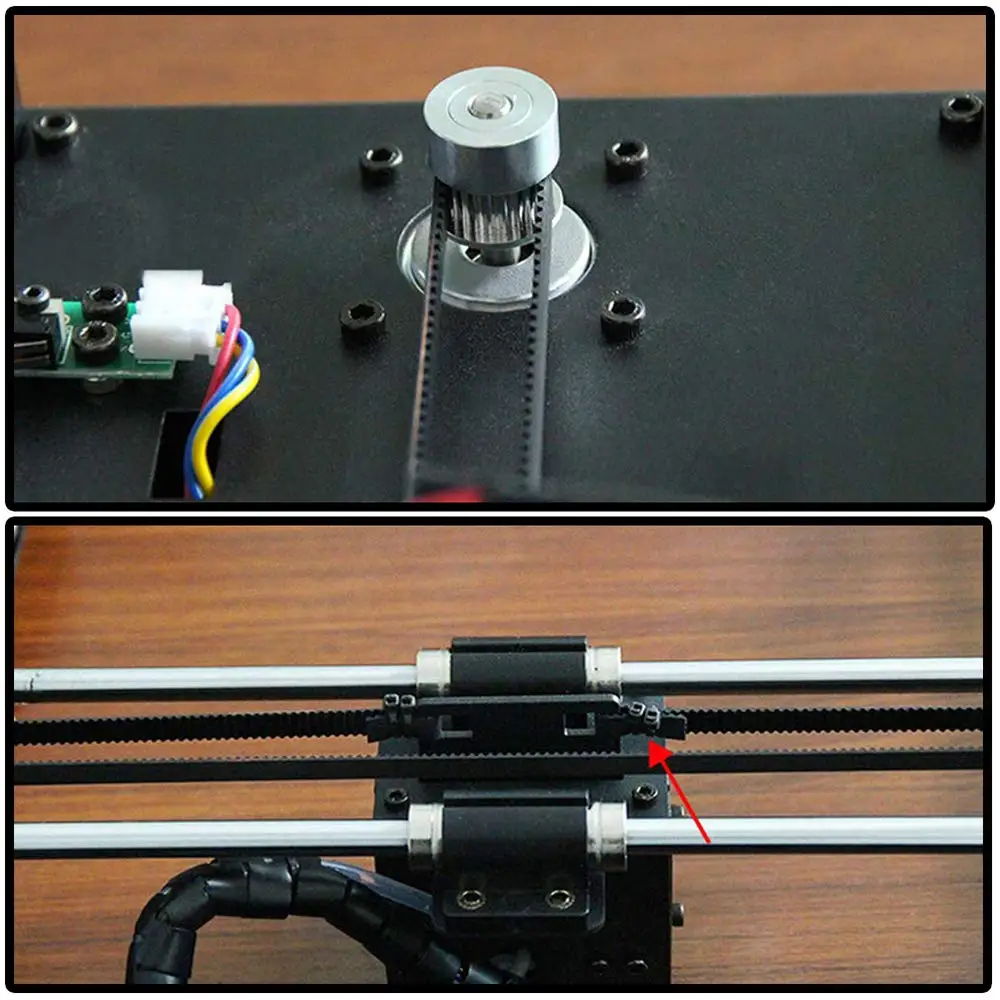 Aokin GT2 Ремень, 5 м GT2 зубчатый ремень 6 мм ширина подходит для 3d принтера RepRap Mendel Rostock Prusa Creality CR-10 Ender 3 Anet A8