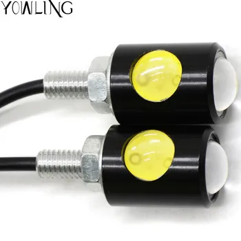 

2 pcs Motorcycle Turn Signals Light LED Lights Indicators Flasher White light Blinker for yamaha honda kawasaki suzuki motocross