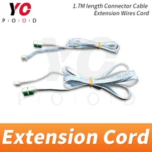 Yopowood 3P 4P УДЛИНИТЕЛЬ 1,7 м Длина соединительного кабеля удлинительные шнуры 3 штифта 4 штифта для подключения Опора с контроллером