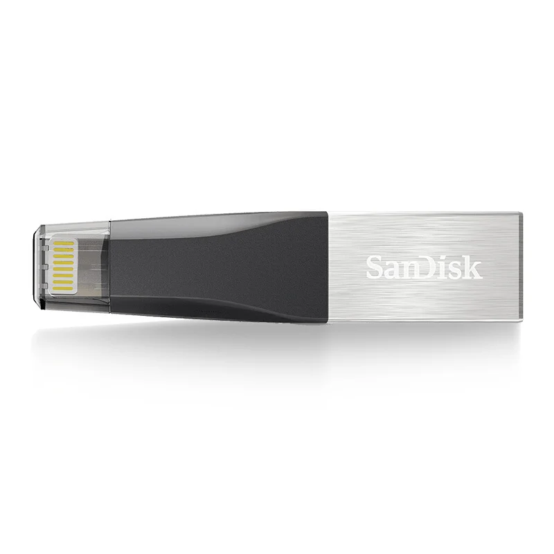 SanDisk Mini iXpand Lightning USB флеш-накопитель 16 ГБ 32 ГБ 64 Гб 128 ГБ флеш-накопитель USB 3,0 Флешка USB флешка для iPhone iPad Apple