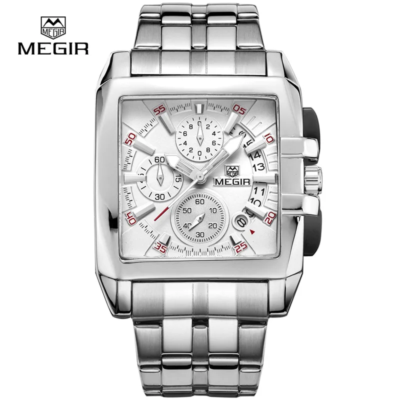 Prix pour MEGIR D'origine De Luxe Hommes Montre En Acier Plein Band Date Mens Montres À Quartz D'affaires Grand Cadran Montre Relogio Masculino Prix pour MEGIR D'origine De Luxe Hommes Montre En Acier Plein Band Date Mens Montres À Quartz D'affaires Grand Cadran Montre Relogio Masculino