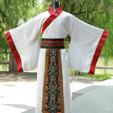 Китайский народный танец костюм белый/черный Древний халат в китайском стиле для мужчин Hanfu костюмы династии костюм танцевальное представление сцены