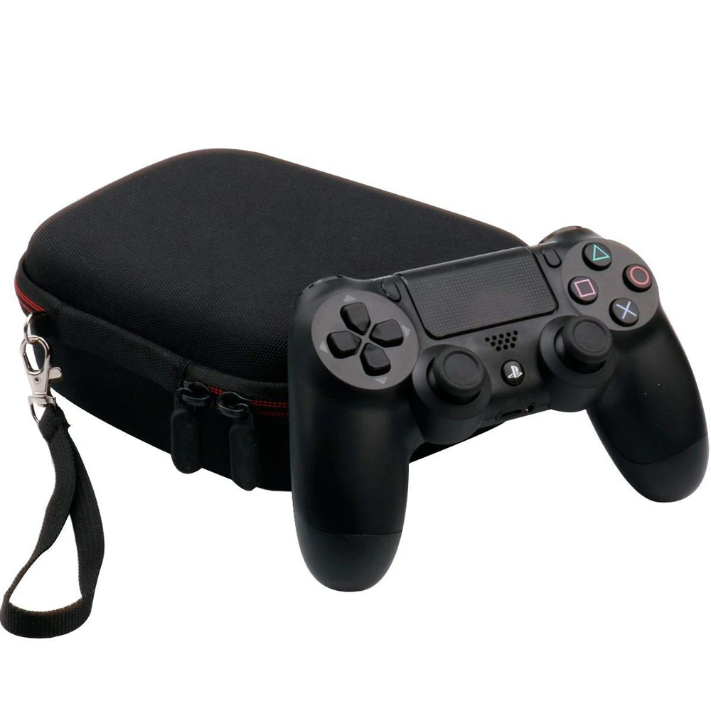 

EVA Hard Case Travel Carrying Portable Storage Bag for PS4 Wireless Controller with Mesh pocket Fits Plug & Cable