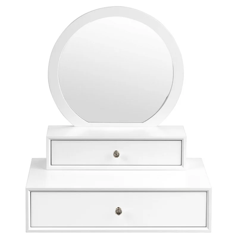 Bedroom Furniture White Makeup Dresser Table Dressing Wall Mounted Bedroom Furniture White Makeup Dresser
