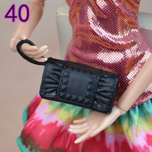 Black purse for Barbie luxury purse – The Doll Tailor