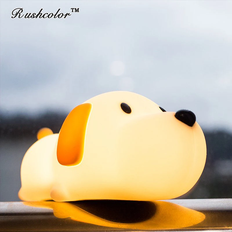 Ночная лампа из силикагеля с usb зарядкой холодный и теплый диммер для спальни