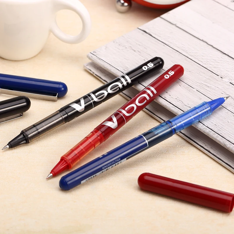 5PCS Japan PILOTBL VB5 V ball 0.5mm Direct fluid ball Pen/Water based
