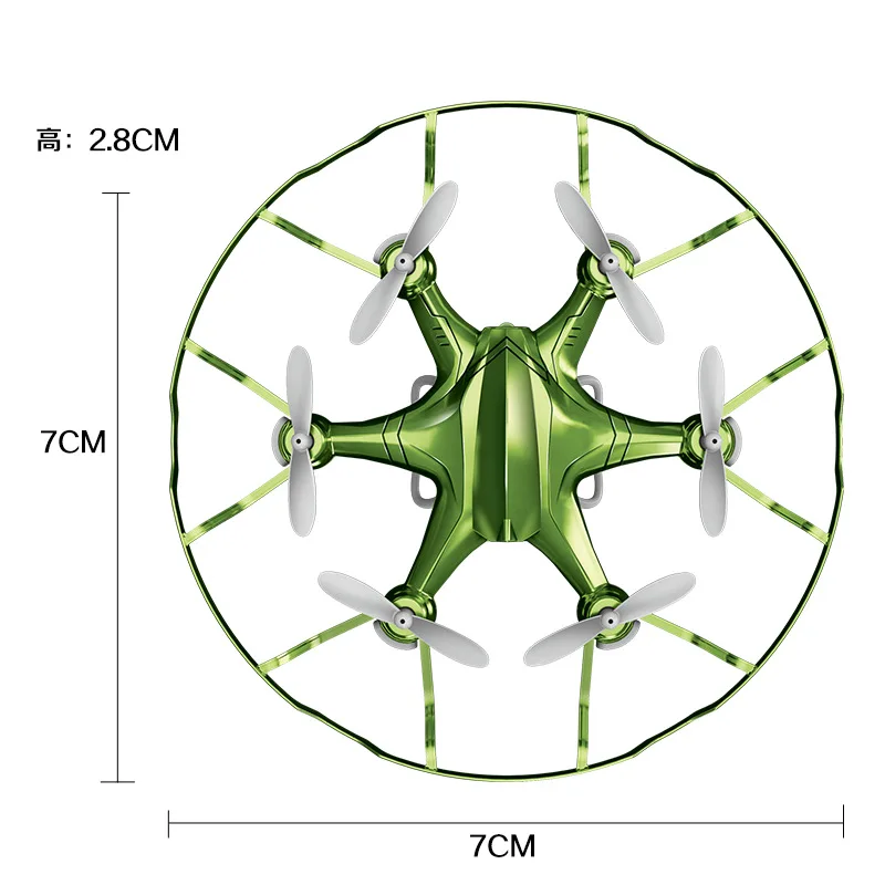 2017 Attop Новый RC микро Дрон A6 2 4 GHZ 6 axis gyro 360 градусов рулон Мини вертолет