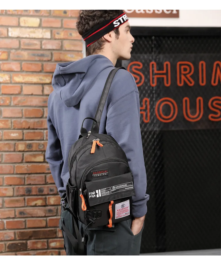 Высококачественный нейлоновый мужской рюкзак для путешествий, нагрудные сумки, военная многофункциональная сумка на плечо, мужской ранец, маленький рюкзак, Новинка