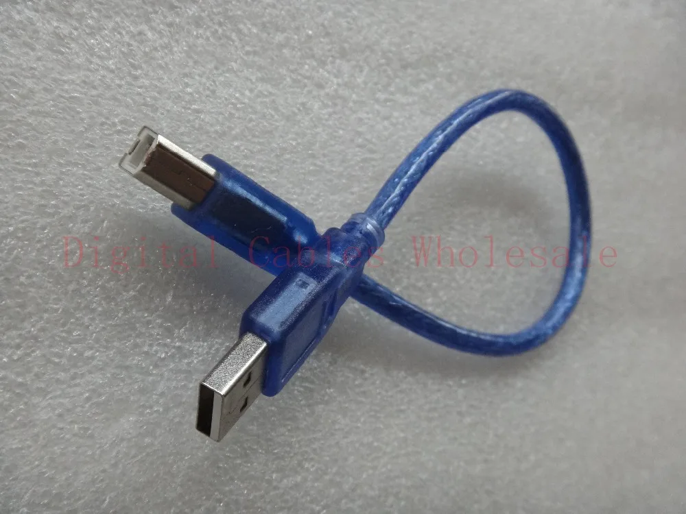 1FT USB 2.0 Cable Type A Male to Type A Male Cable Cord 0.3m Blue