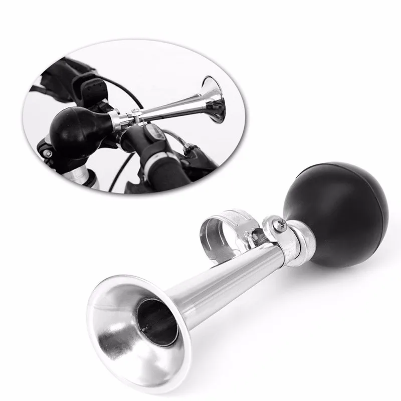 

Bicycle Bike Cycling Air Horn Bell Alarm Retro Metal Twist Bugle Rubber Bulb NEW