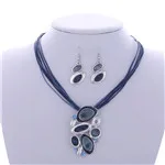ZOSHI модное яркое каменное массивное ожерелье колье ожерелье серьги браслеты для женщин Свадебные Ювелирные наборы