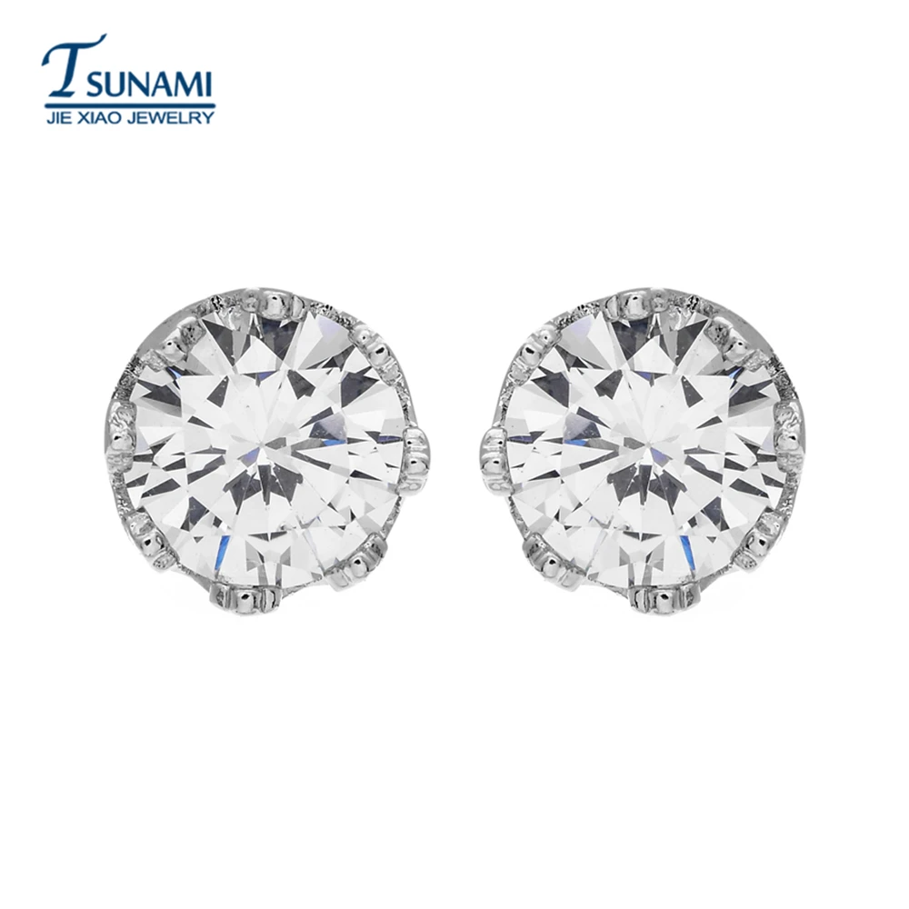 

Famous brand AAA zircon crown Beautiful zircon earrings for a woman/girl's wedding/party ER-141