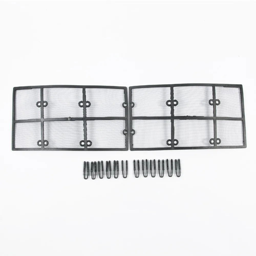 

Wtfs Stainless Steel ABS Insect Grille Mesh Grill Inserts Insect Net Insect-Proof Net for LYNK&CO 01 2017 2018 [QP1168]