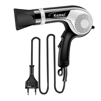 

Kemei KM-8869 high-power hot and cold air blower Black