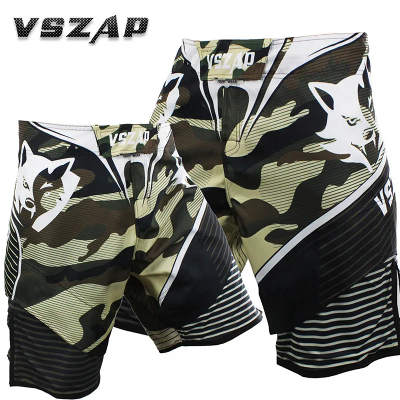 2018 New Mens Shorts VSZAP CAMO Camouflage Shorts Men Fighting MMA