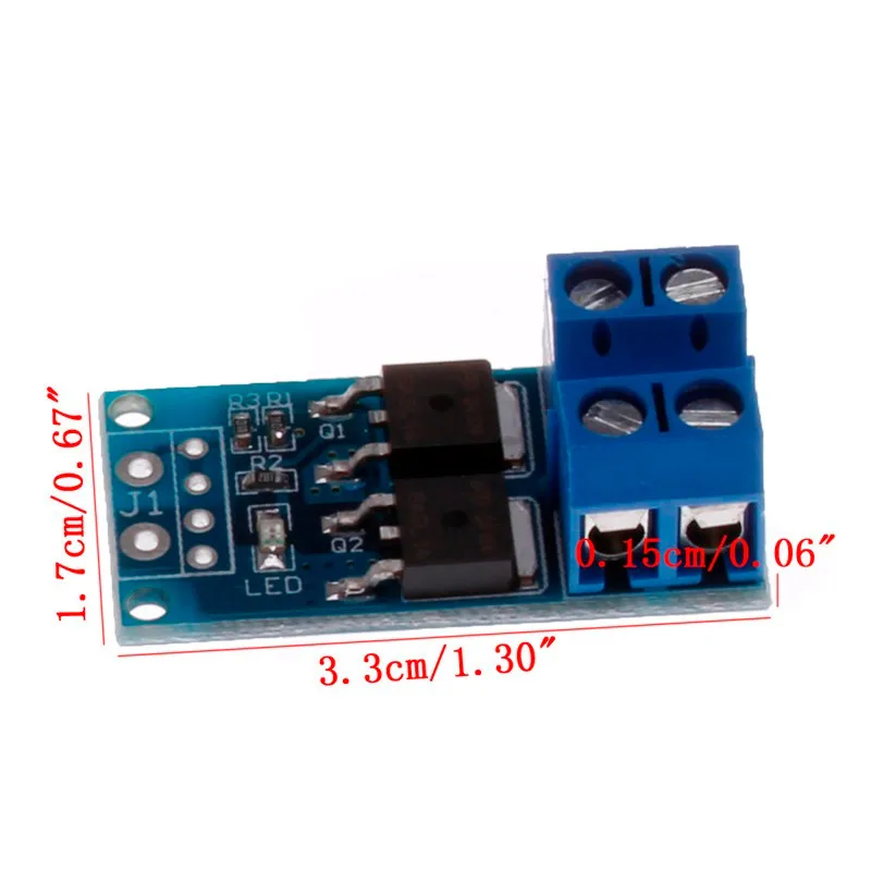 Elecrow высокое мощность MOSFET триггер переключатель Привод модуль ШИМ регулирования электронный переключатель управление панель DIY Kit