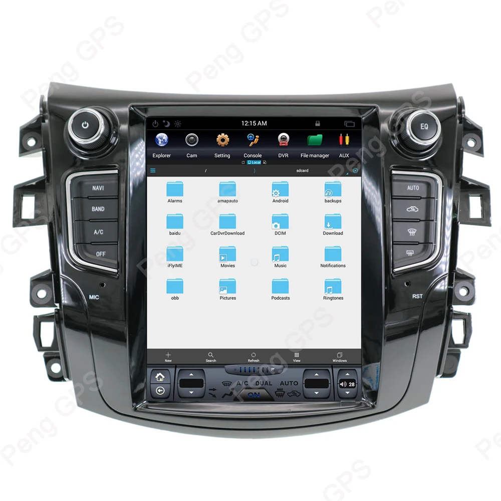 Best 10.4" Android 7.1 Car GPS Navigation DVD Player for NISSAN NP300 Navara 2014-2018 Tesla Style Two Din Car Radio WIFI  Headunit 4