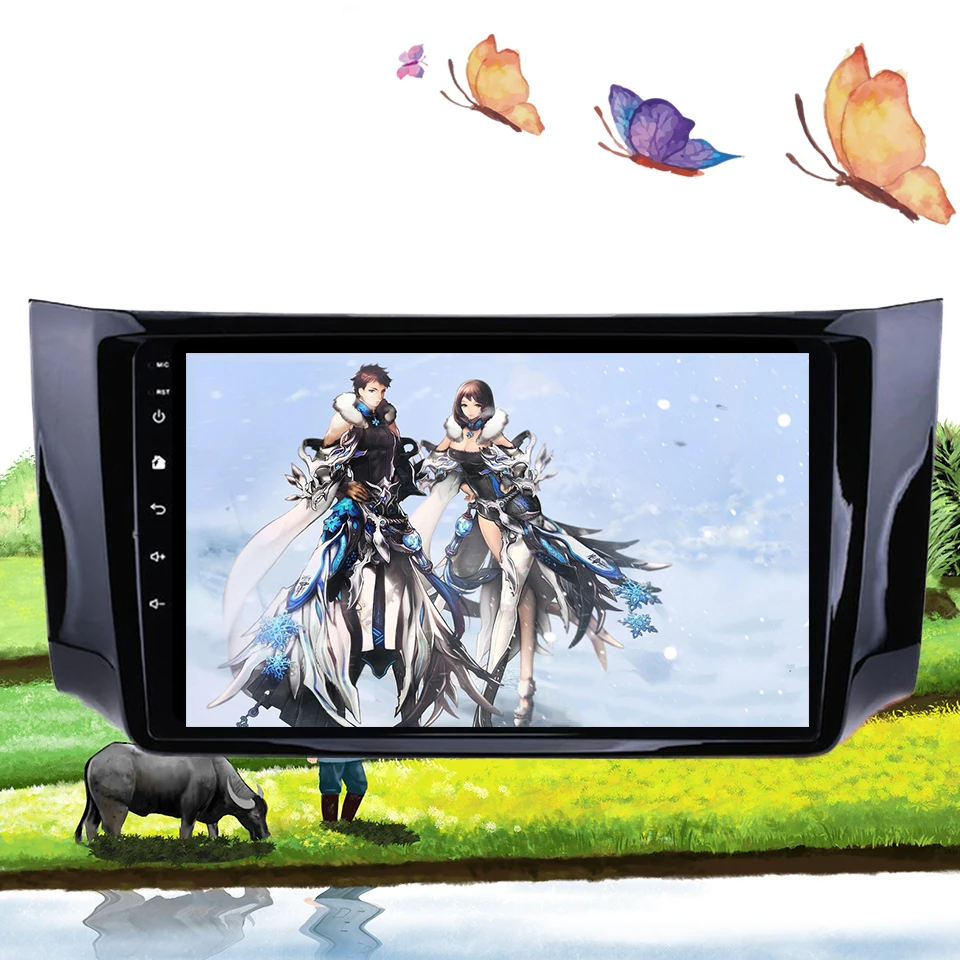 Sale Android Car Radio for Nissan sylphy 10.1 inch 1024*600 Octa Core wifi Bluetooth video audio Multimedia 2 din car dvd player 1