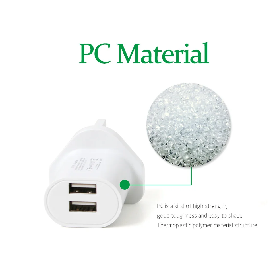 Dual usb Interface UK Adapter 5V 2.4A Charger Travel Power Plug Converter Plug 3 Pin Socket UK Ireland Singapore Maldives Dubai (8)