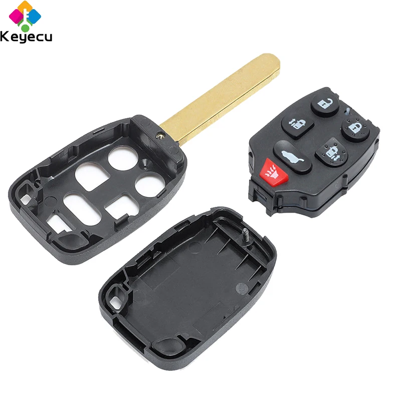 KEYECU REMOTE CONTROL CAR KEY - 5 1/ 6 BUTTONS & 313.8MHZ - FOB FOR HONDA ODYSSEY 2011 2012 2013 FCC ID: N5F-A04TAA / N5F-A04TAA