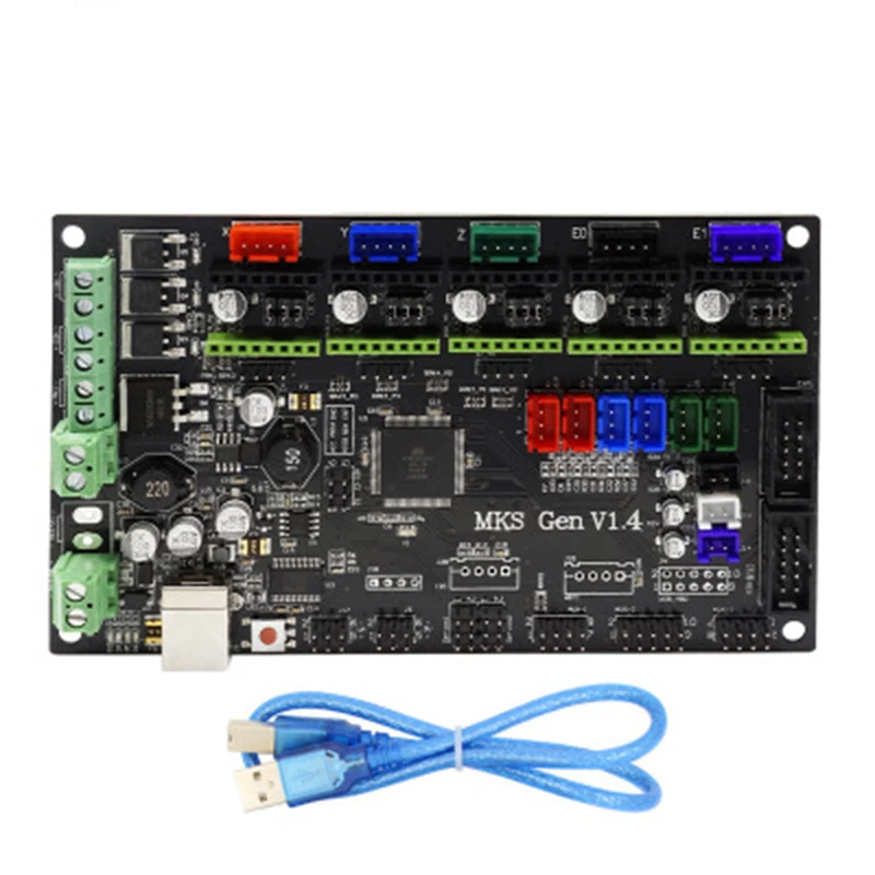 Плата управления MKS Gen V1.4 Mega 2560 R3 материнская плата RepRap Ramps1.4 A4988 A4982 DRV8825 tmc2100